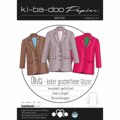Papierschnittmuster Damen Blazer OLIVIA Kibadoo
