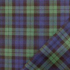 RESTST�CK 50 cm Webware Schottenkaro Tartan, dunkelgr�n dunkelblau