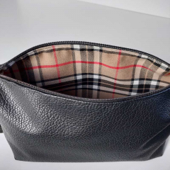 Webware Schottenkaro Tartan, beige schwarz rot