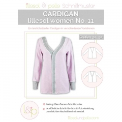 Papierschnittmuster Damen Cardigan Lillesol Woman No.11