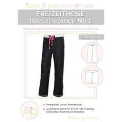 Papierschnittmuster Freizeithose Lillesol Woman No.1
