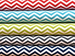 RESTST�CK 37 cm Jersey Zickzack Chevron, t�rkis