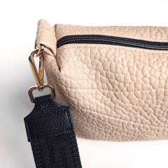 Kunstleder Lederimitat sch�ne Narbung Taschenherstellung, hellbeige