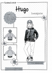 Schnittmuster Hugo Sweatjacke Farbenmix