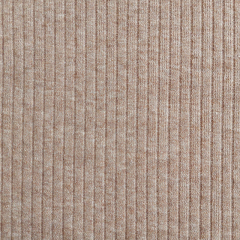 RESTSTCK 70 cm Strickstoff Rippenstrick Classic Look - camel