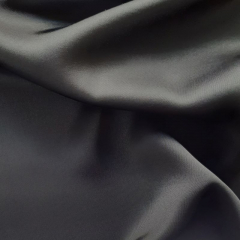 RESTST�CK 75 cm Silky Viskose Rayon Webware uni, schwarz, aus LENZING™ ECOVERO™ Viscosefasern