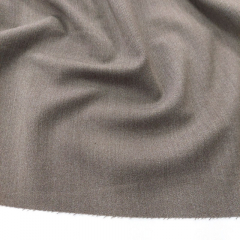 RESTSTCK 31 cm Hosenstoff 2-Way Stretch Wool Touch, graubraun meliert