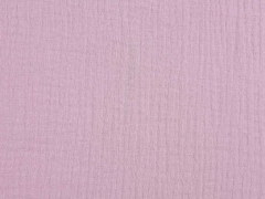 Musselin Stoff Double Gauze uni, helles altrosa
