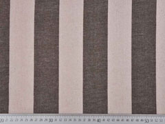 Dekostoff Blockstreifen 5 cm braun ros