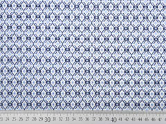 Jacquard Strickjersey Rauten, hellgrau hellblau