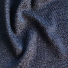 RESTST�CK 69 cm Strickstoff Glattstrick Viskose fein weich uni, dunkelblau