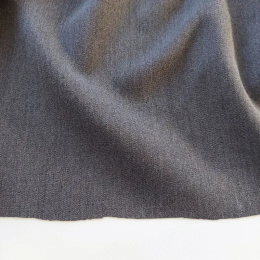 Gabardine Hosenstoff 2-Way Stretchstoff Wool Touch, anthrazit