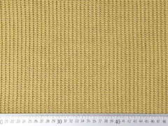 Strickstoff Baumwolle Halbpatent gerippt, beige