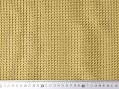 Strickstoff Baumwolle Halbpatent gerippt, beige