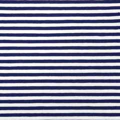 Jerseystoff Streifen 5 mm, dunkelblau wei