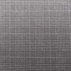 Punto di Roma Jerseystoff Glencheck Karomuster, grau schwarz