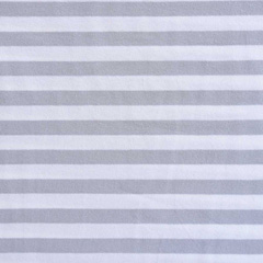 Jerseystoff Streifen 1 cm garngefrbt, hellgrau wei