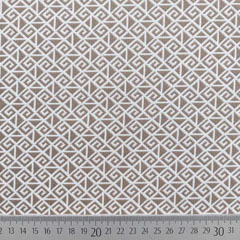 Hosenstretchstoff Bengalin graphisches Muster, taupe beige