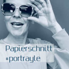 Papierschnittmuster Frau Marzi #portrayle, Bluse mit Ballon- und Bischofsrmeln