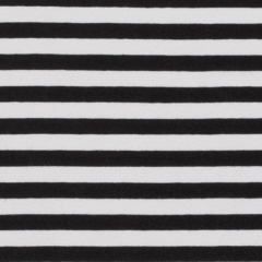 Jerseystoff Streifen 1 cm garngefrbt, schwarz wei