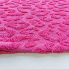 Sweat Frotteestoff Leopardenmuster Beachwear Collection, pink