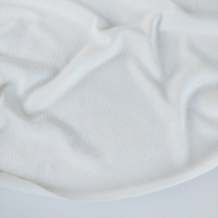 Strickstoff Glattstrick Viskose fein weich uni, cremewei�