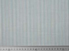 RESTSTCK 35 cm Baumwollstoff Streifen 3 mm garngefrbt, altmint weiss
