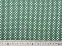 Baumwollstoff kleine Sterne Mini Stars, wei dunkelgrn