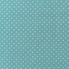 Baumwollstoff kleine Punkte beschichtet Petite Dots, wei mint