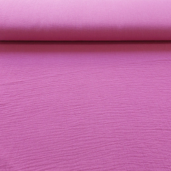 RESTST�CK 35 cm Musselin Stoff Double Gauze uni,�pink (Fashion)