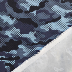 Badehosen Badeshorts Stoff Camouflage Muster schnell trocknend, Blaugrau