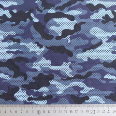 Badehosen Badeshorts Stoff Camouflage Muster schnell trocknend, Blaugrau