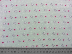 Jersey Herzen Briefumschlge Love Letters, hellgrn