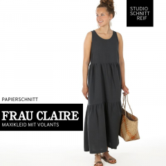 Papierschnittmuster FRAU CLAIRE Volantkleid Schnittreif