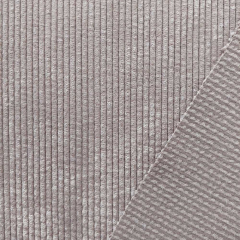 Breitcordstoff schmale Rippen elastisch gewaschen, taupe