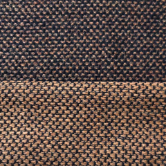 EINZELST�CK 1,2 m Italienischer Doubleface-Wollmischstoff Deadstock Designerstoff - camel schwarz
