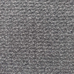 Italienischer Wollstoff mit Texture -grau - Made in Italy