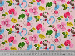 Jersey Tukan & Blumen, rosa