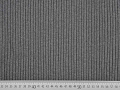 Rippenbndchen Hipster-Beanie Stoff, anthrazit melange