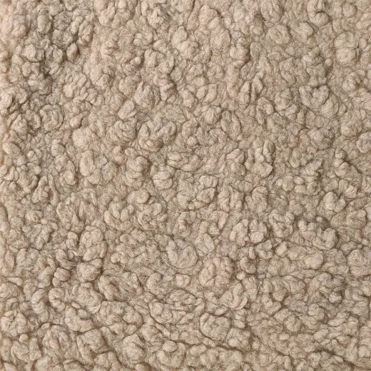 Teddystoff Boucle Stoff Lammfell-Optik dick weich, camel