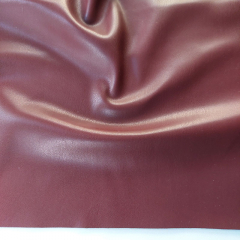 Lederimitat mit Wildleder-Imitat Rcken elastisch, weinrot