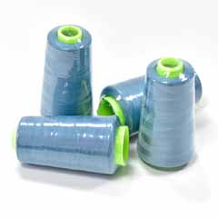 Overlockgarn 4 Rollen, rauchblau