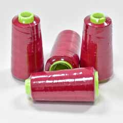 Overlockgarn 4 Rollen, rot
