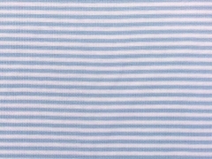 RESTSTCK 20 cm gestreiftes Bndchen - stahlblau/weiss
