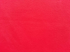 Fleece Stoff Meterware uni, Rot