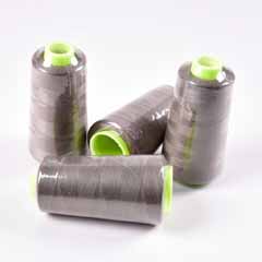 Overlockgarn 4 Rollen, dunkles taupe