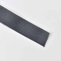 Falzband Falzgummi elastisch matt 20 mm, dunkelgrau