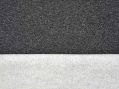 RESTST�CK 56 cm Heavy Jogging Sweat Stoff dick weich angeraut, anthrazit melange