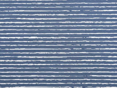Jerseystoff Streifen blurry stripes, wei jeansblau