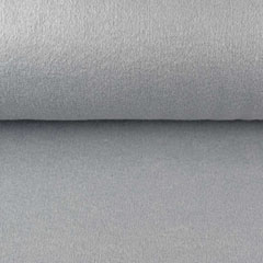 RESTST�CK 60 cm Mantelstoff Jackenstoff flauschig dick uni, grau